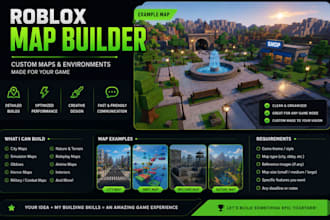build detailed roblox maps, cities, obbies and environments