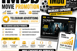 advertising your movie on imdb and elevate your starmeter rank