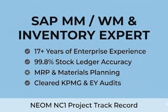 manage sap mm wm inventory control and planning
