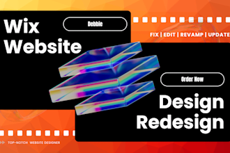 wix website redesign wix redesign wix website design edit wix fix wix revamp wix