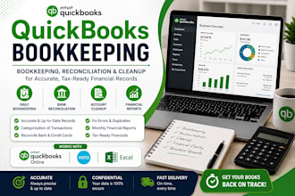 clean up and catch up your bookkeeping in quickbooks