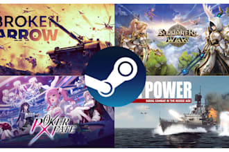 design steam capsule art game banner steam page header capsule artwork game art