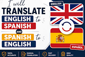 translate spanish to english and  english to spanish