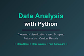 analyze your data with python for insights