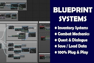 develop modular and scalable blueprint systems for your ue5 game