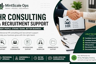 provide HR consulting and recruitment support services