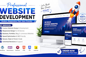 design a responsive wordpress website for business builders