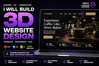 make modern and responsive website that actually get clients