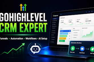 be your gohighlevel CRM and workflow automation expert