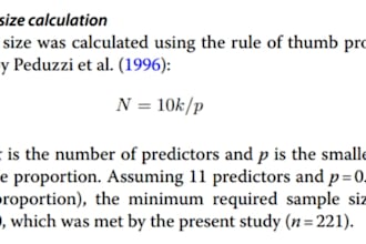 calculate sample size or power for your research