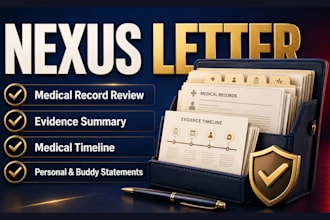 review medical records and prepare a structured evidence summary opinion