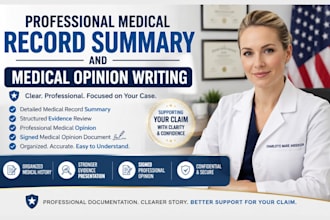 evidence summary and prepare professional medical documentation
