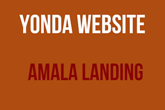 redesign yonda website design product page landing page
