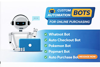 do reservation website bot, whatnot bot, bestbuy bot, walmart bot, amazon bot