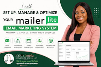 set up mailerlite email marketing system maile lite email design automation