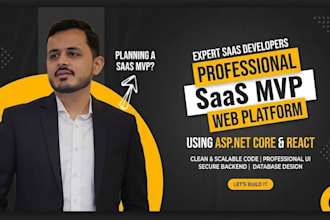 develop a saas mvp web application