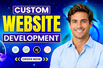 do website development as full stack developer react js PHP laravel developer