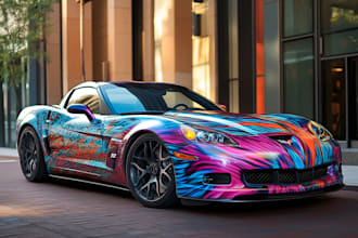 draw clean and professional car wrap