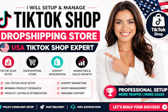 setup tiktok shop tik tok dropshipping, manage usa tiktok shop tiktok affiliate