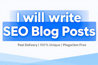 write SEO optimized blog and post