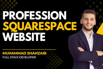 build modern custom squarespace website
