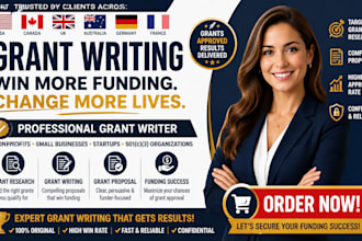 professional grant writing proposals for nonprofits small businesses startups