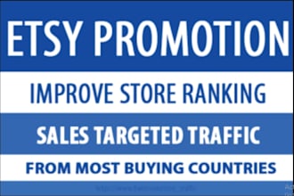 do etsy store promotion, increase etsy store sales, boost etsy traffic, etsy SEO