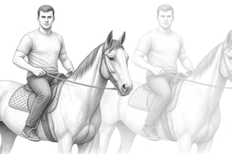 create pencil portrait and sketches your photos