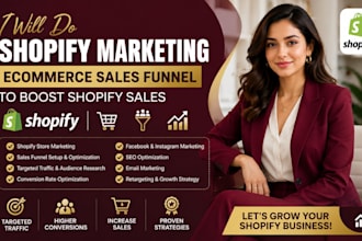 do shopify marketing ecommerce sales funnel and social media boost shopify sales