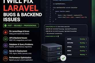 fix urgent laravel bugs and backend issues
