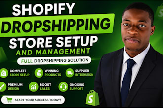 develop shopify dropshipping store design shopify dropshipping website redesign