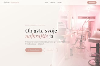modern website with fully automated booking system