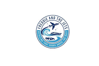 design luxury jet boat logo with car detailing service