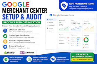 set up and optimize your google merchant center product feed