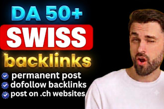 build swiss dofollow contextual swiss backlinks via guest post for switzerland