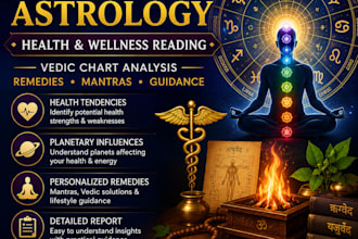 medical astrology reading and health horoscope analysis