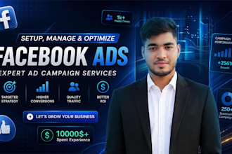 set up and mangement meta ads, facebook ads for traffic, leads and sales