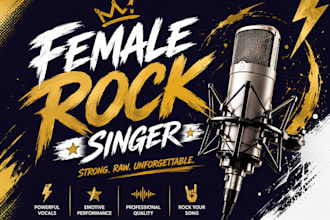 be your female rock singer female singer female vocalist pop rock singer