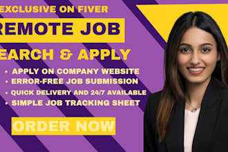 search and apply for job application
