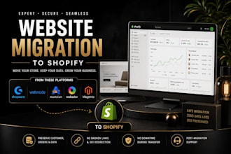 migrate shopware webnode abantecart webador magento to shopify website migration