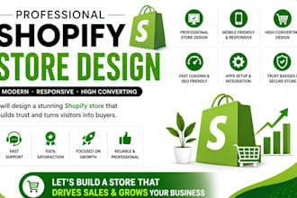 design a professional shopify store