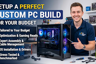 setup a perfect custom PC build for your budget