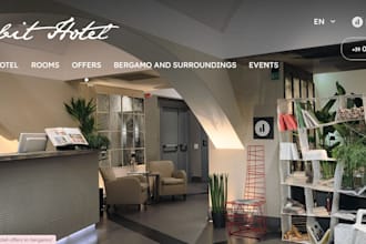 design a hotel booking website, airbnb website and vacation rental website