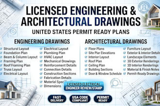 license engineering drawing, structural, architecture drawing, in united states