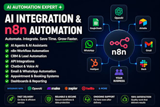 build ai automation workflows, n8n integrations, and ai agents for your business