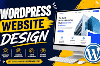 deisgn a professional wordpress website
