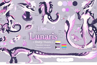 fursona anthro furry character nsfw reference sheet ref sheet furry art fursuit