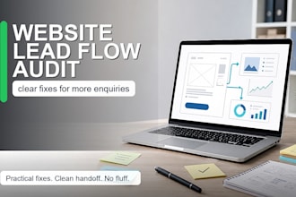 review your website and give a clear lead conversion fix plan