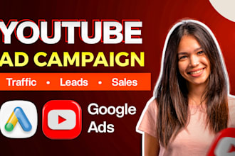 setup and manage youtube ads campaign through google ads