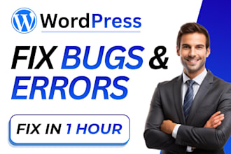 fix wordpress issues, fix wordpress errors, bugs, fix wordpress critical error
